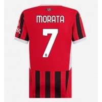 AC Milan Alvaro Morata #7 Domaci Dres za Ženska 2024-25 Kratak Rukav